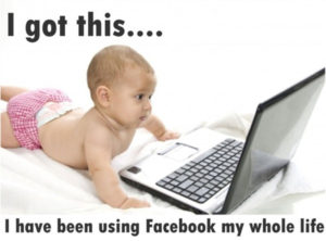 Social baby Facebook